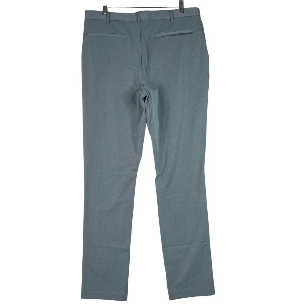 Ministry of Supply Pace Tapered Chino 40 Tall Men Gray Stretch Performance Pants